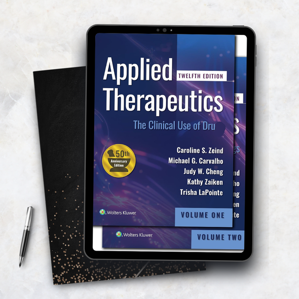 Applied Therapeutics The Clinical Use of Dru (Koda Kimble and Youngs Applied Therapeutics) – Twelfth Edition